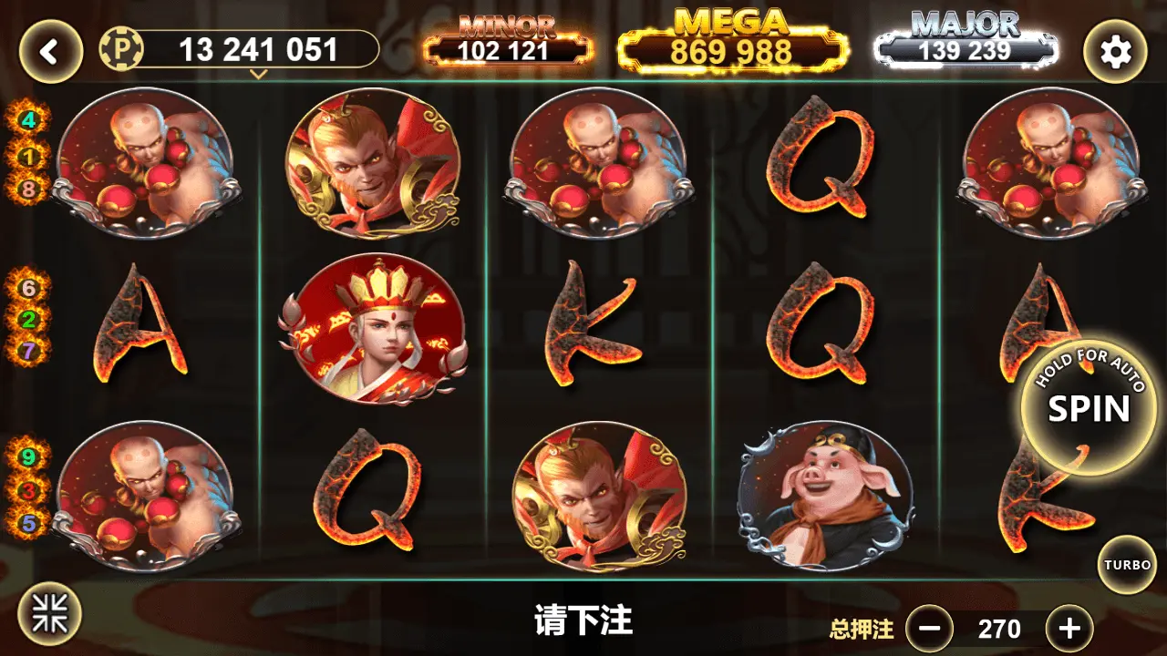 Lucky365 Amazing Monkey King Gameplay Screenshot