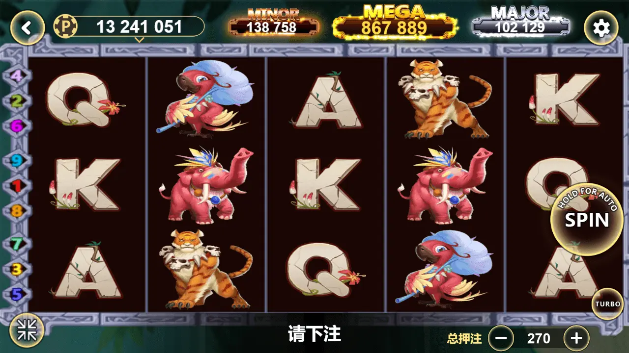 Lucky365 Jungle 2 Gameplay Screenshot