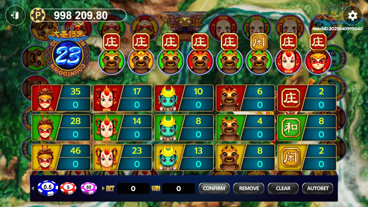 Lucky365 Monkey King Plus Gameplay Screenshot