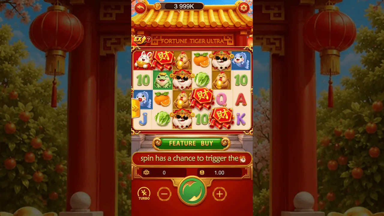Lucky365 Fortune Tiger Ultra Gameplay Screenshot